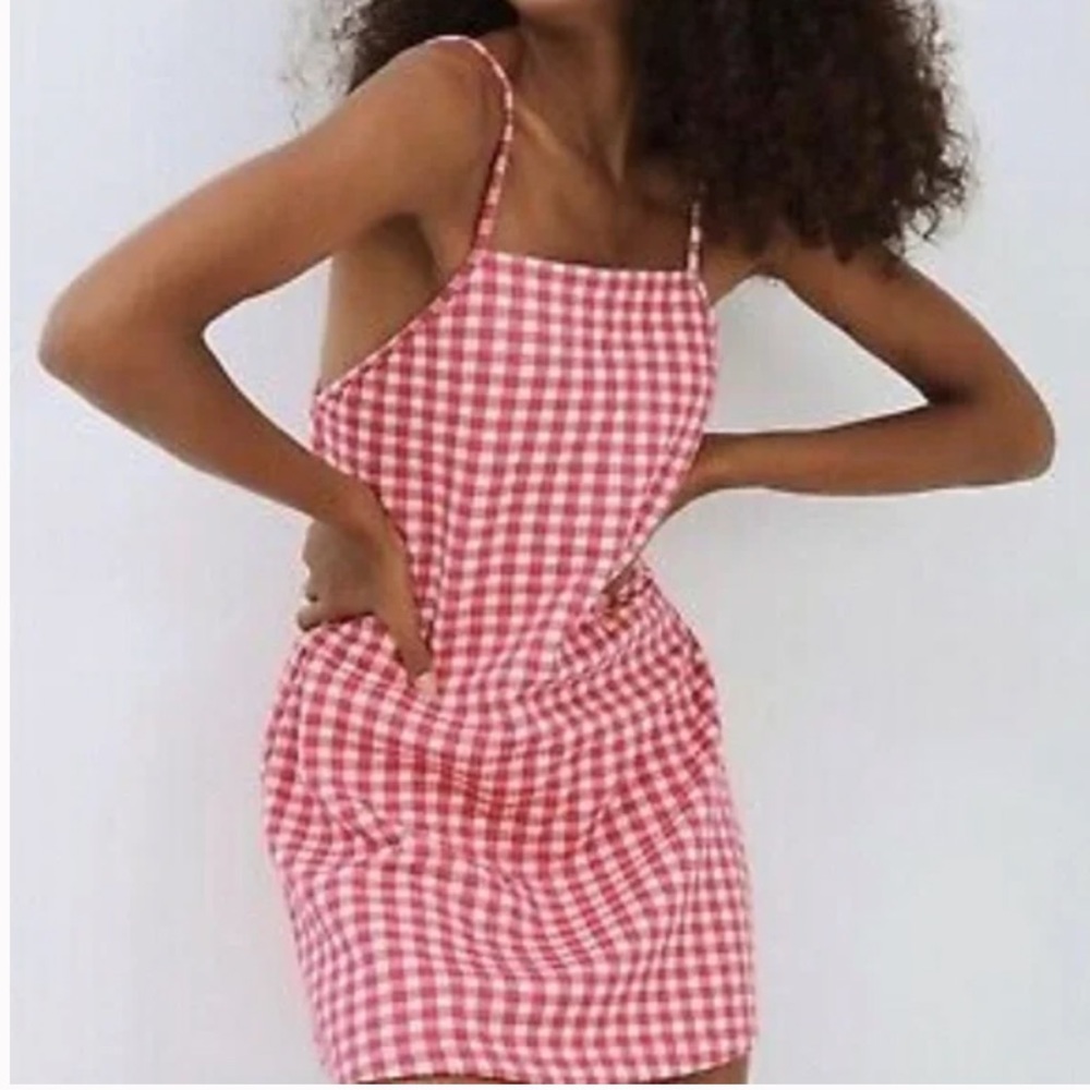 Gingham Pink Dress